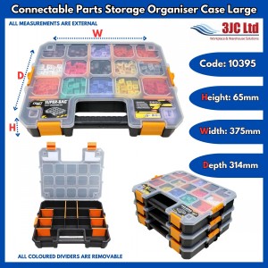 Connectable Parts Storage Organiser Case Large